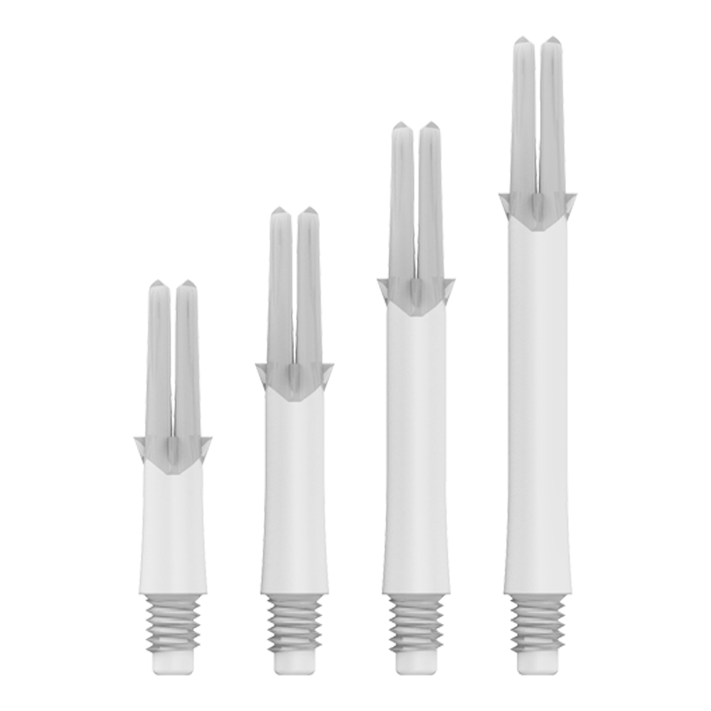 L-Style - L-Shaft - Locked Straight - Dart Shafts - White