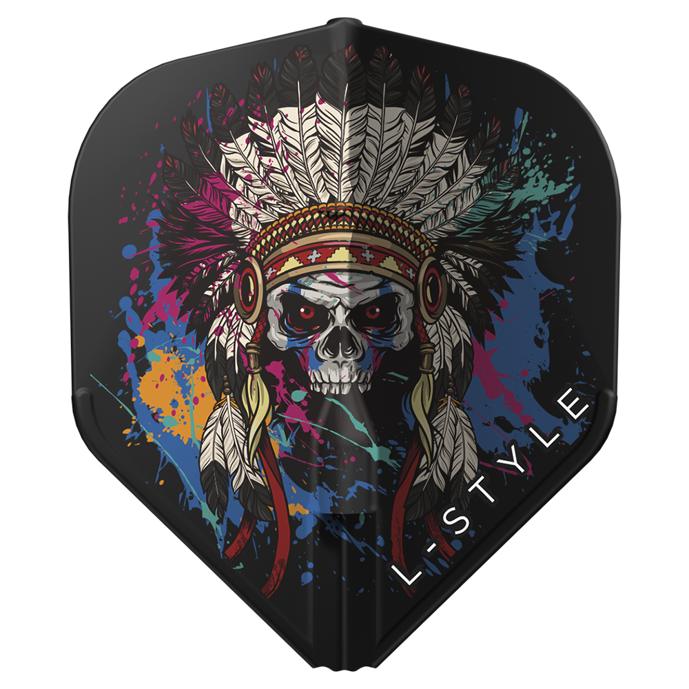 L-Style - L1 - EZ - Chief Skull - Integrated Champagne Rings - Black