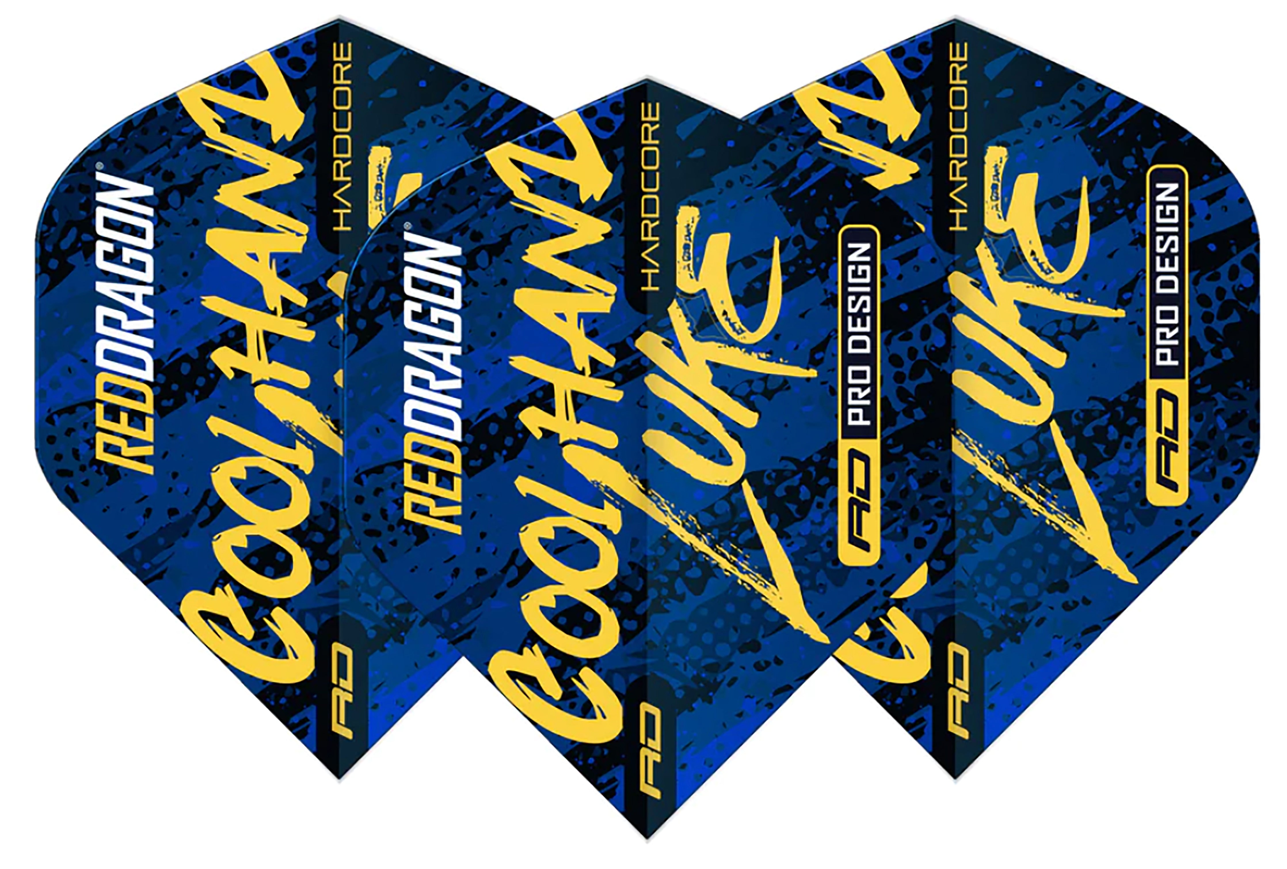 Red Dragon Luke Humphries - Cool hand - Blue - Hardcore- Standard Dart Flights