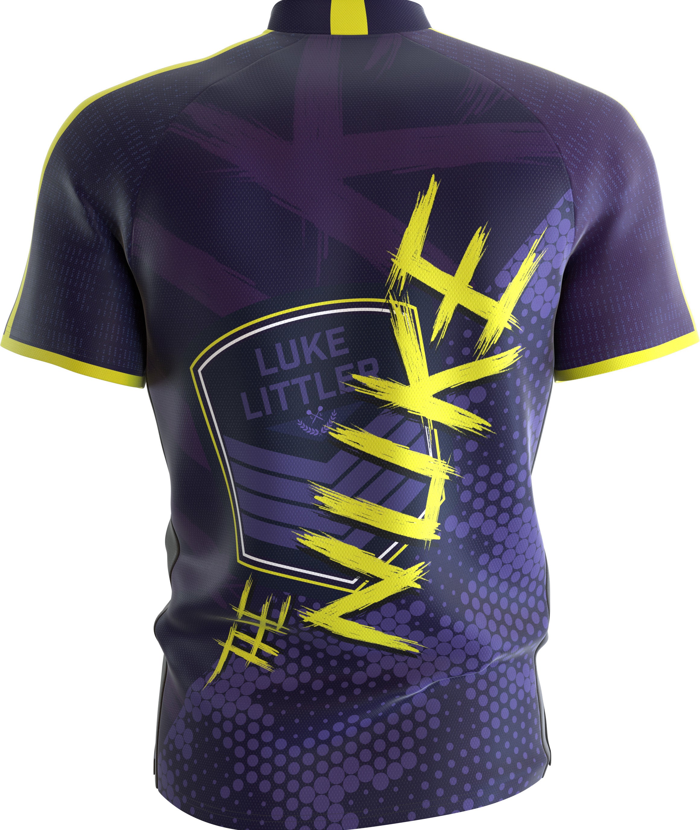 Target Cool Play Collarless Luke 'The Nuke' Littler Darts Shirt - 2024