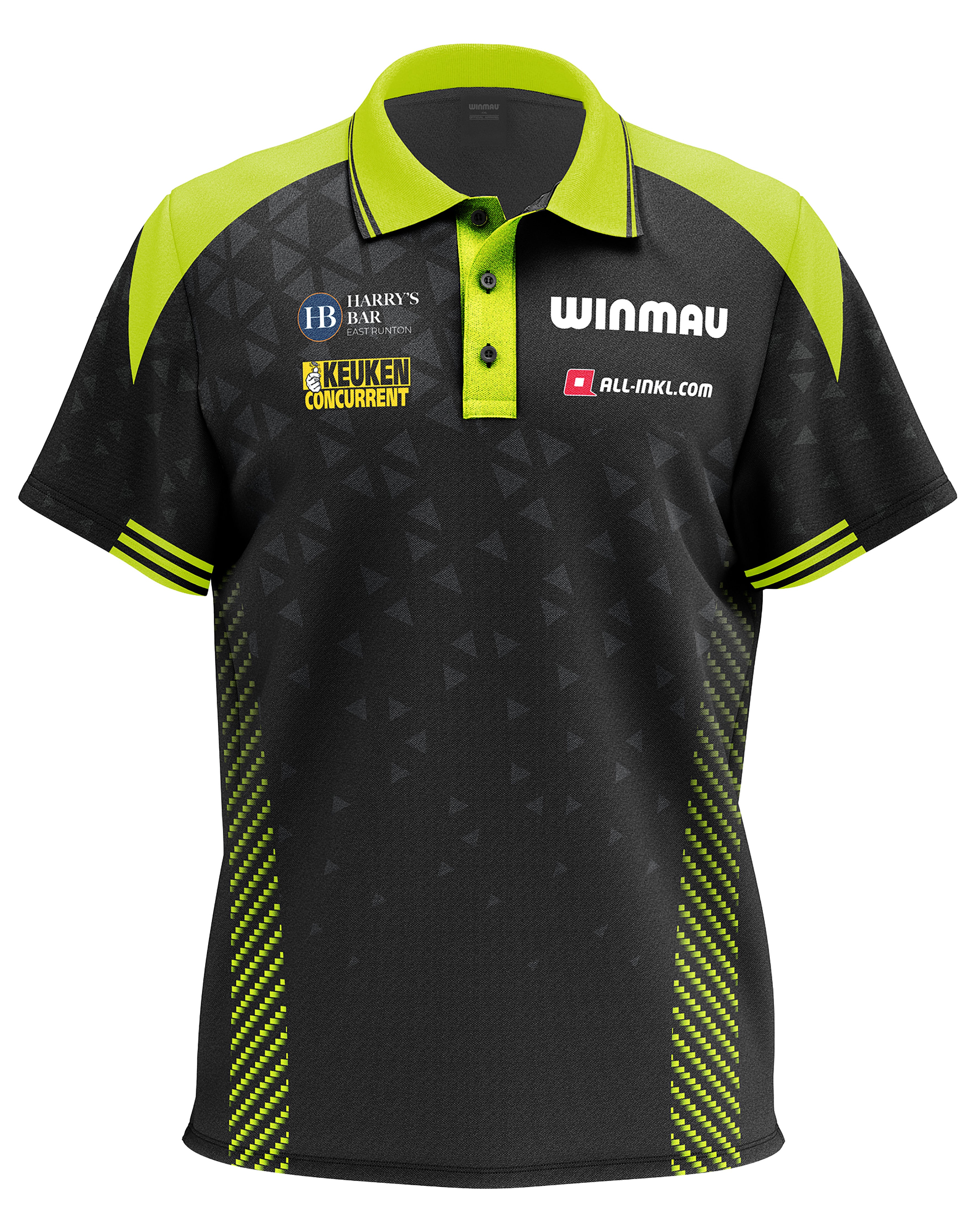 Winmau Michael Van Gerwen - MVG - Stage Polo Dart Shirt - Small-3XL