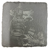 Slate Coaster - Nathan 'The Asp' Aspinall