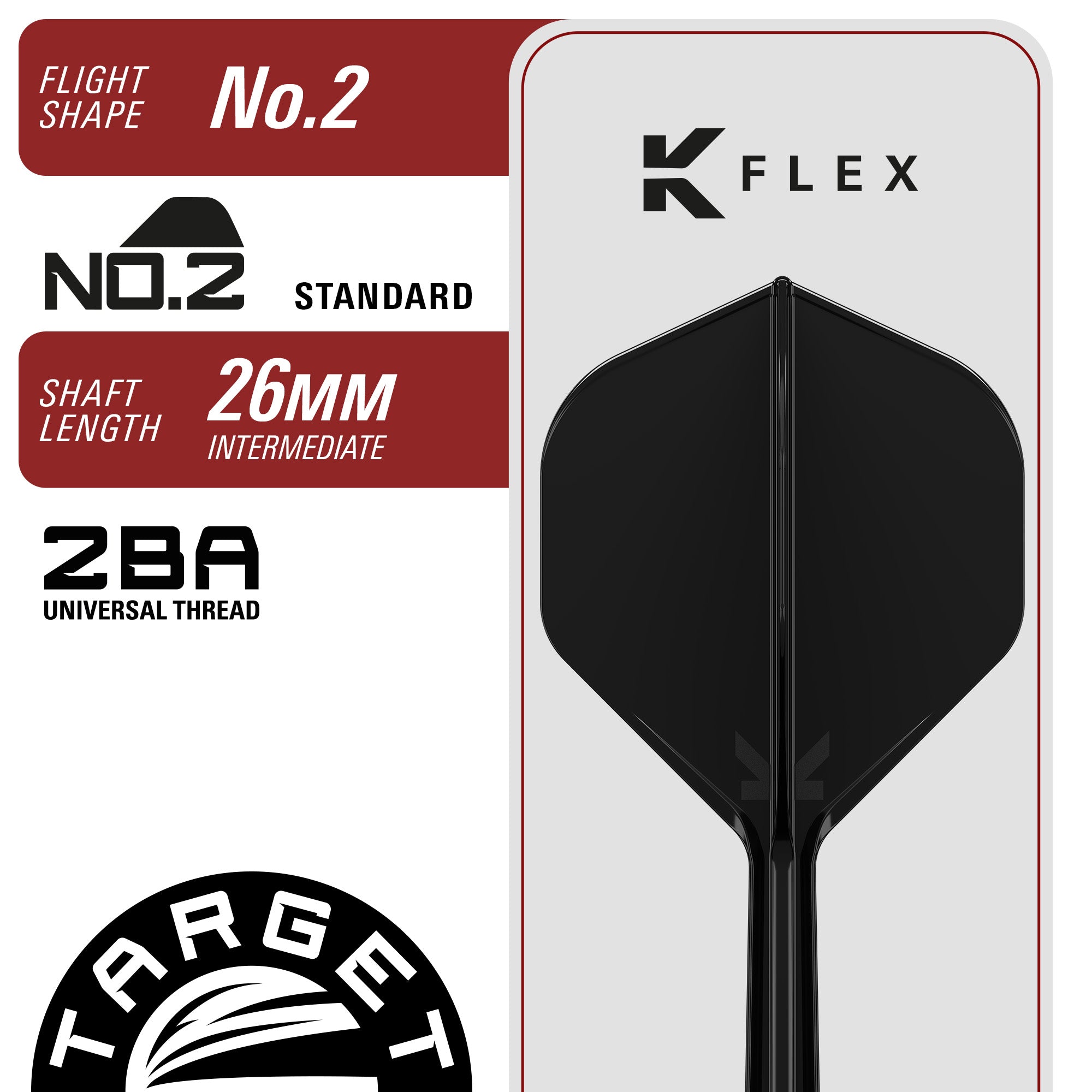 Target Japan - Black Marque Blaze - 90% Tungsten Swiss Points Darts - 23g 25g