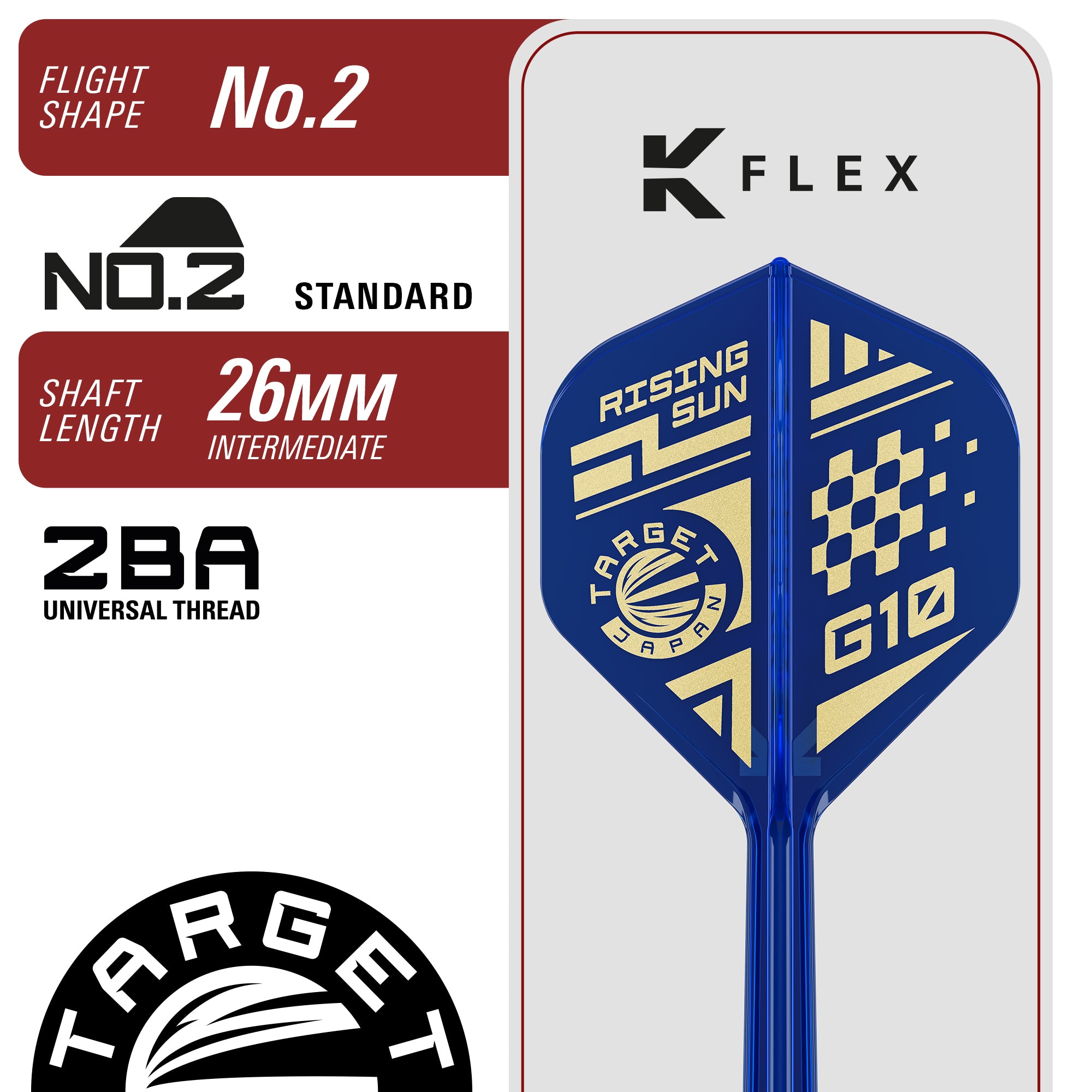 Target Japan Rising Sun Gen 10.5 - Haruki Muramatsu - 95% Tungsten SP - 22g 24g
