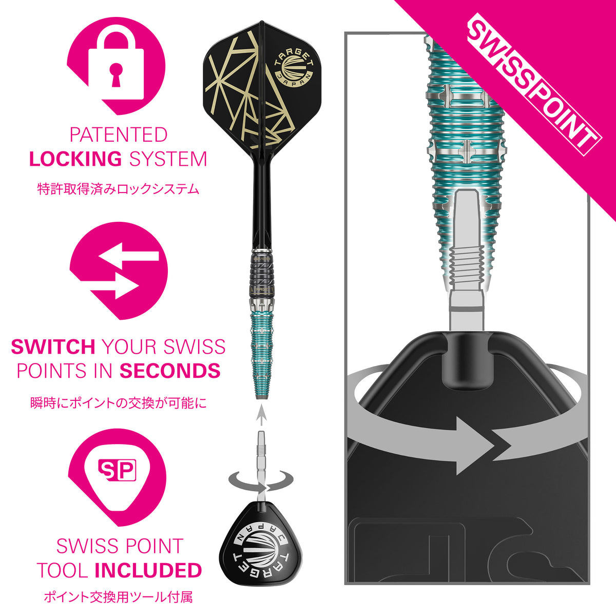 Target Japan - The Miracle x Rising Sun Champions - Limited Edition - 95% Tungsten - SP - 23g 25g