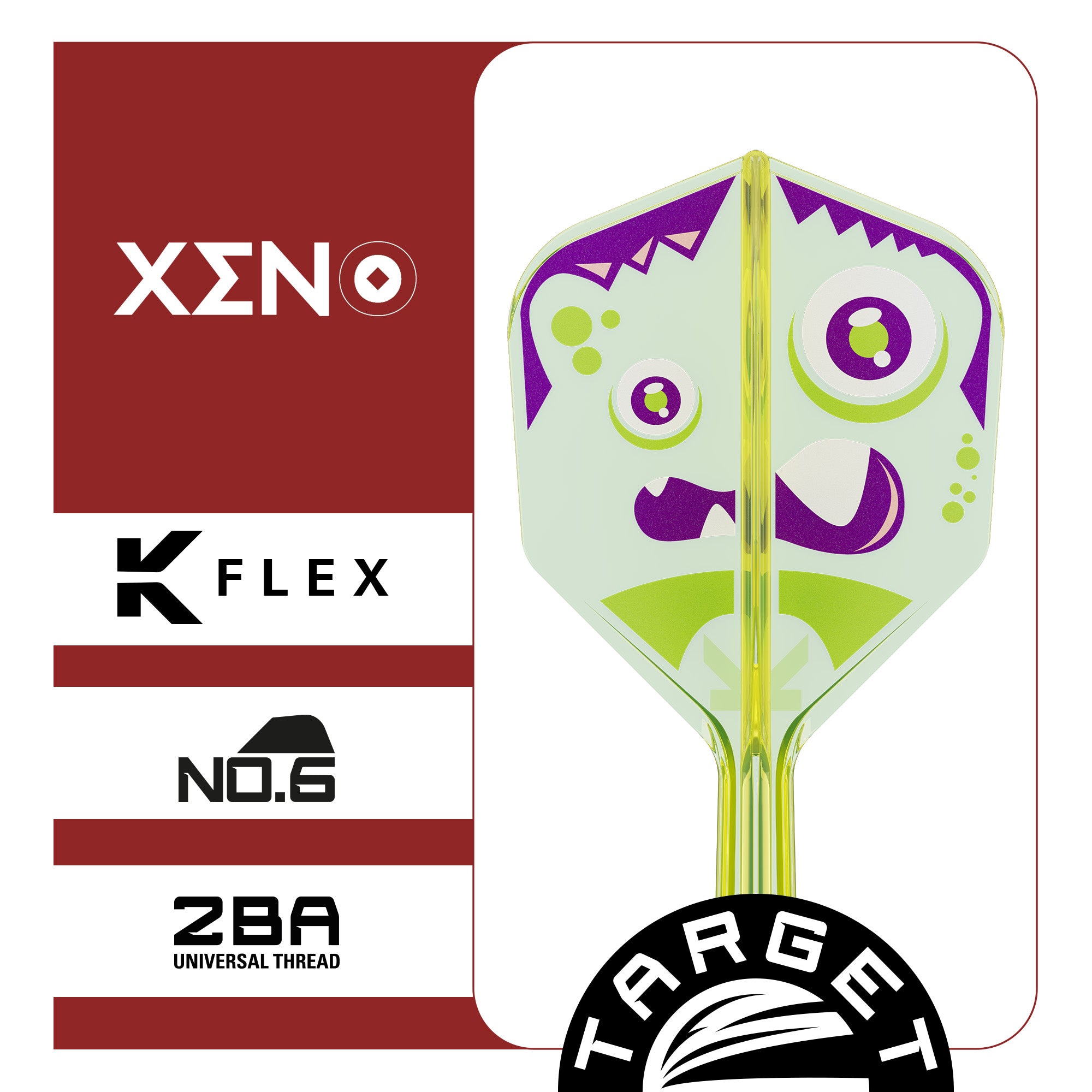 Target Japan - K-Flex Xeno - No6 Shape - Flight & Shaft System