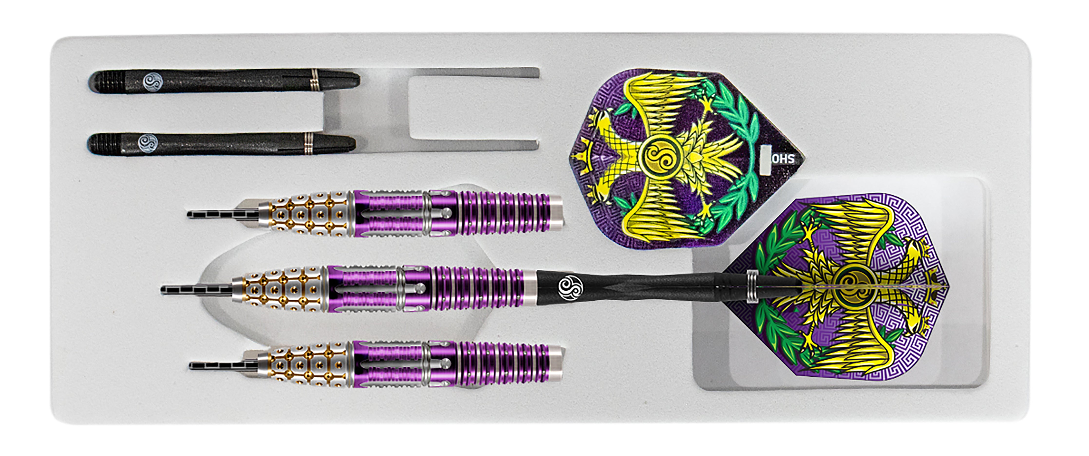 Shot Roman Empire Caesar - Steel Tip Darts - 95% Tungsten - 23g 24g 25g