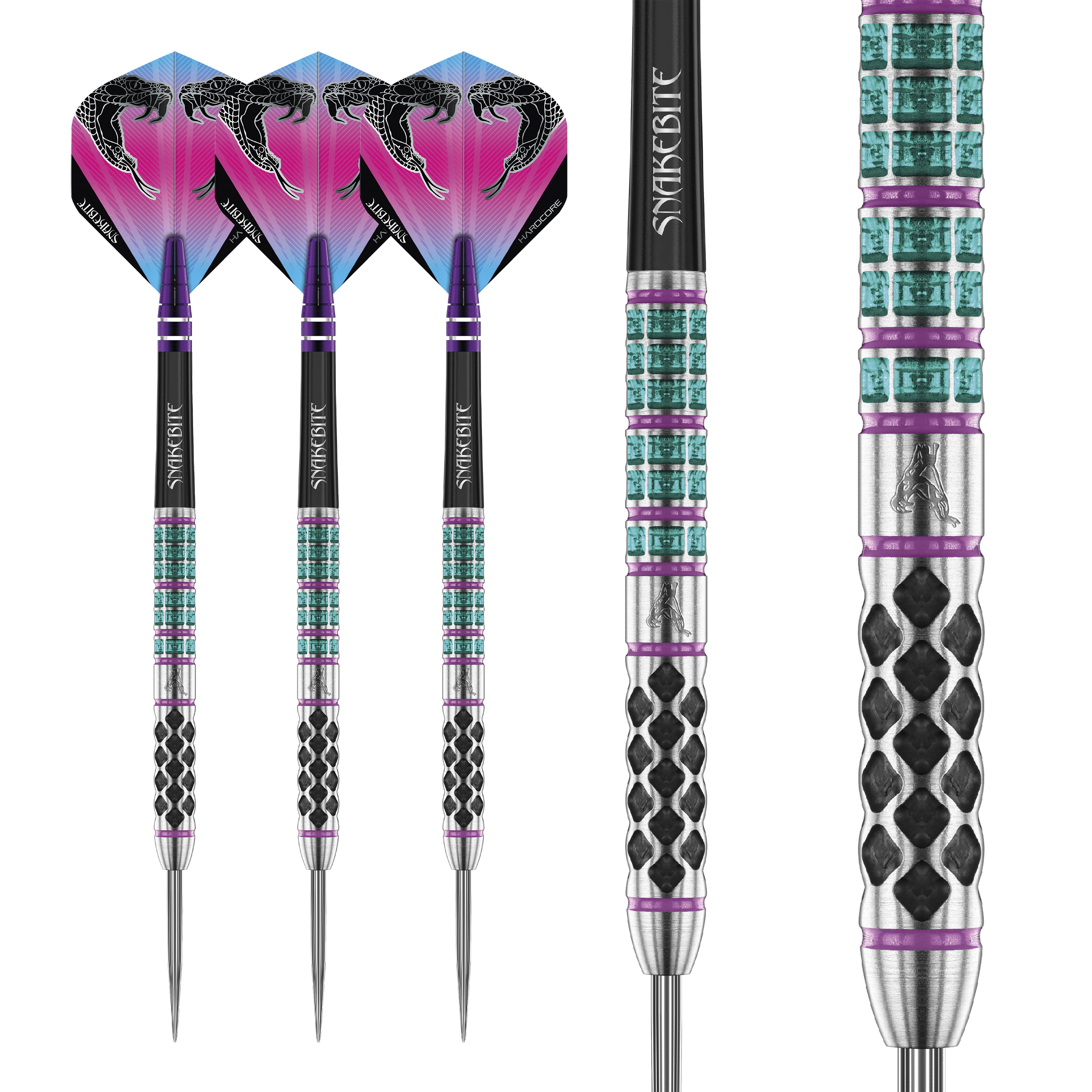 Red Dragon Peter Wright - Supa Venom - Snakebite - 90% Tungsten Darts - 23g 24g