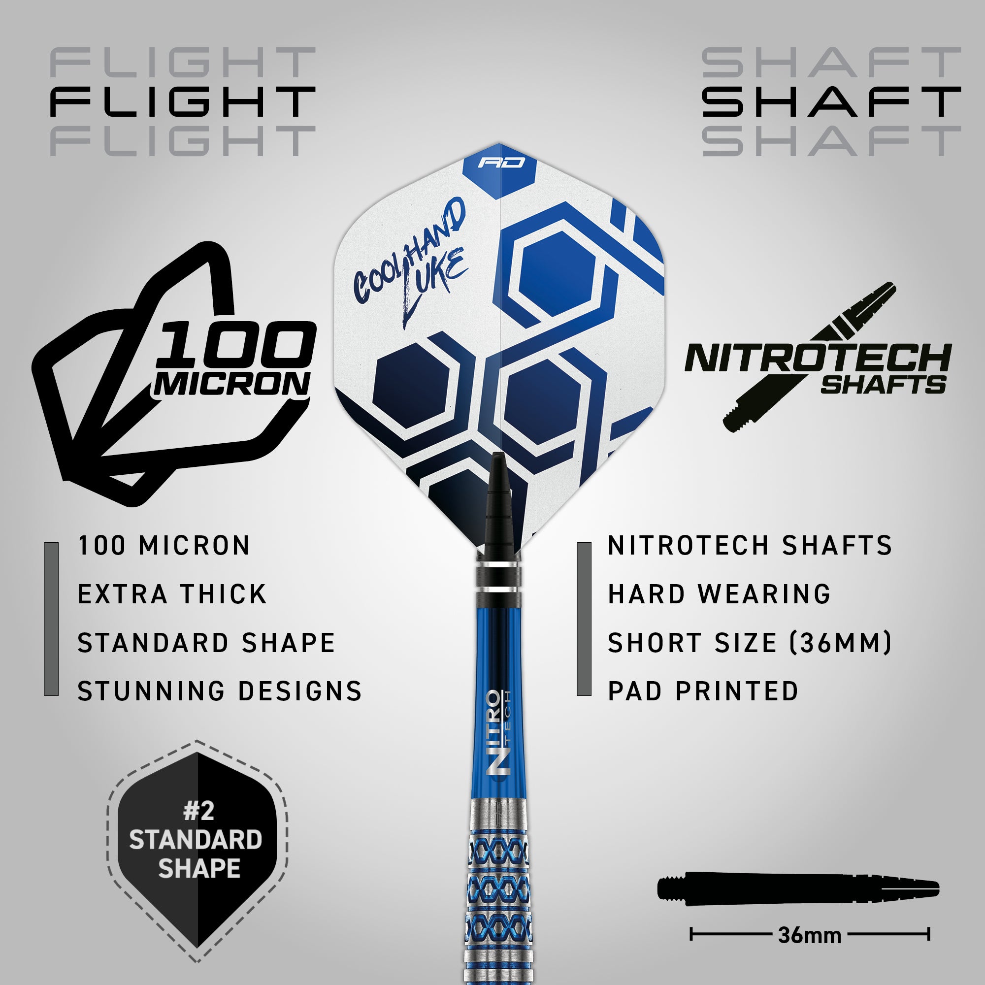 Red Dragon Luke Humphries - TX5 - 90% Tungsten Darts - 23g 25g