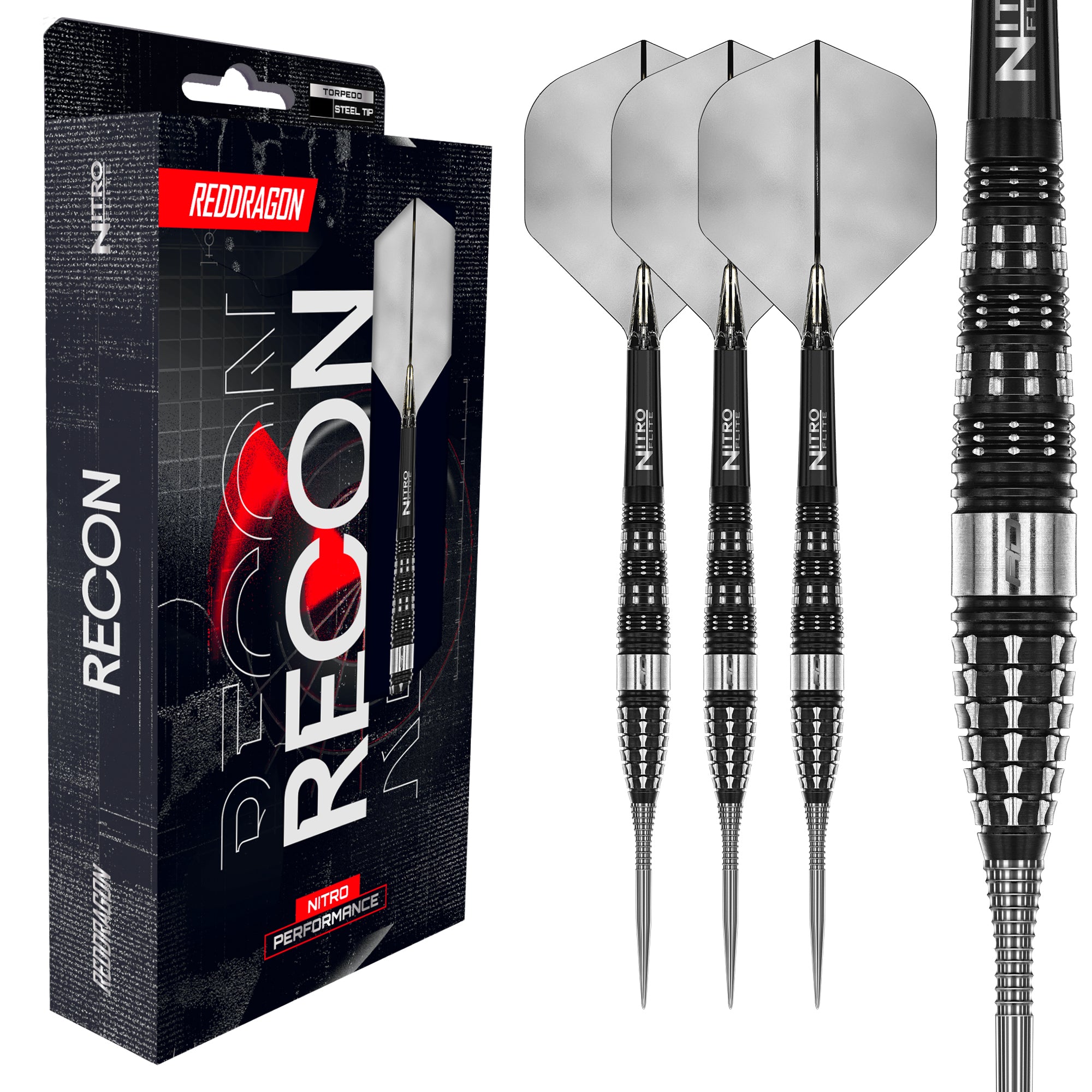 Red Dragon Recon - Torpedo - 90% Tungsten Darts - 23g 25g