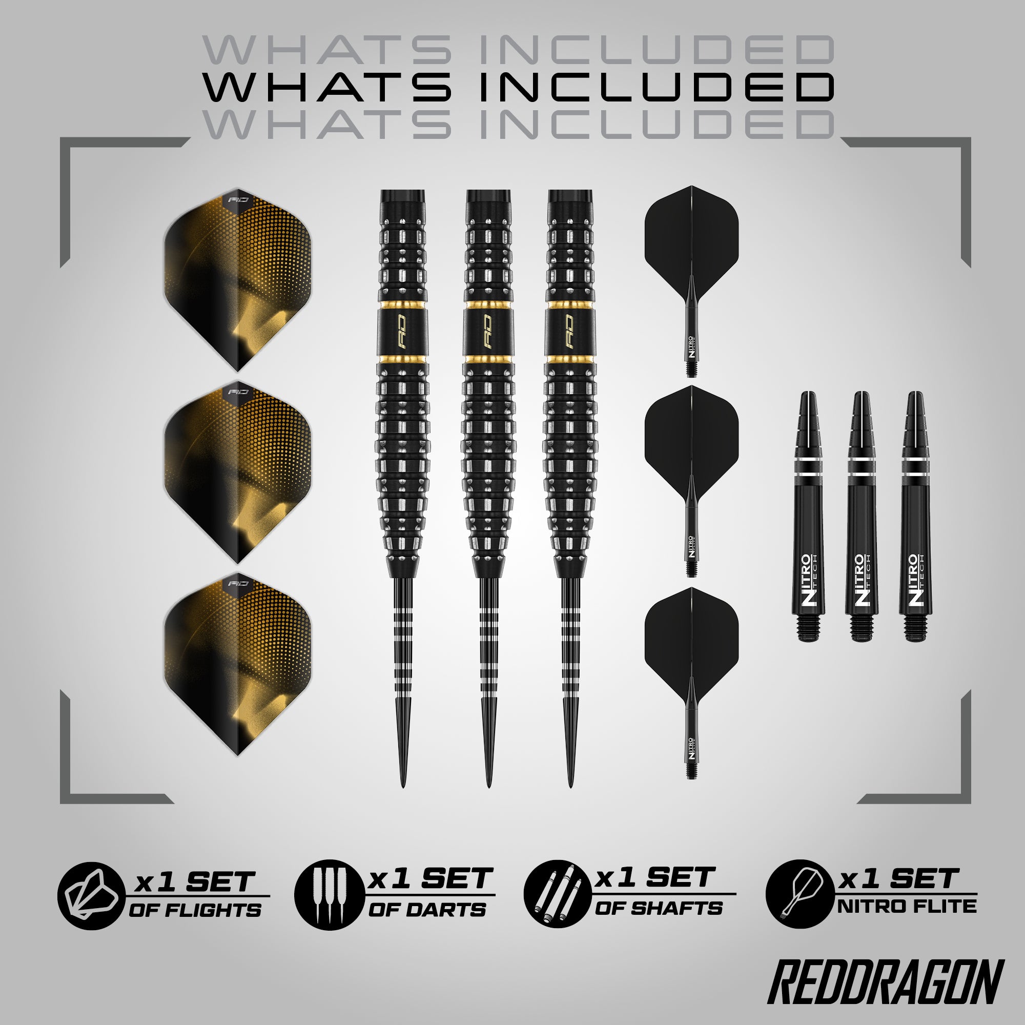 Red Dragon Ascend - Torpedo - 90% Tungsten Darts - 23g 25g