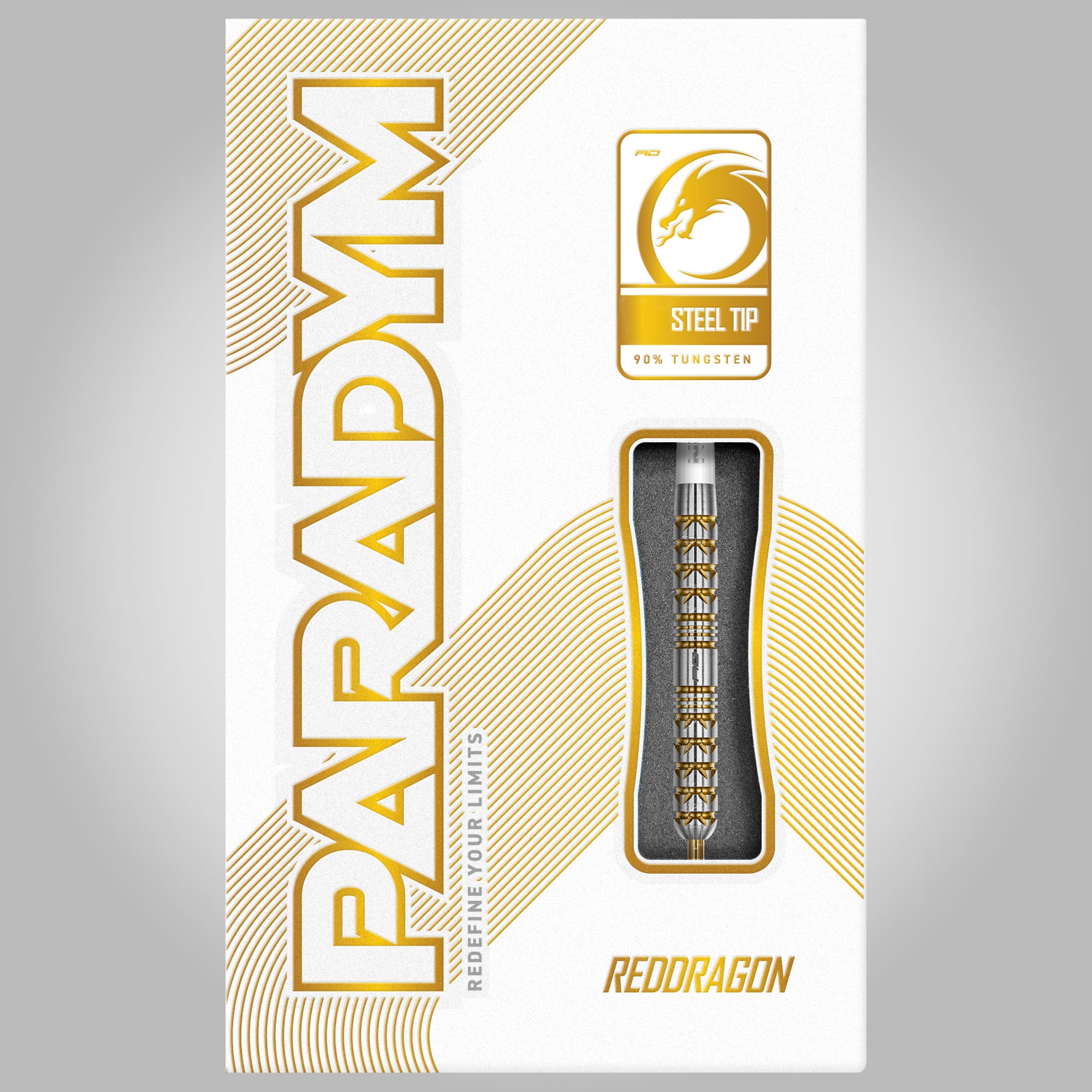 Red Dragon Paradym Gold - Parrallel - 90% Tungsten Darts - 22g 24g 26g