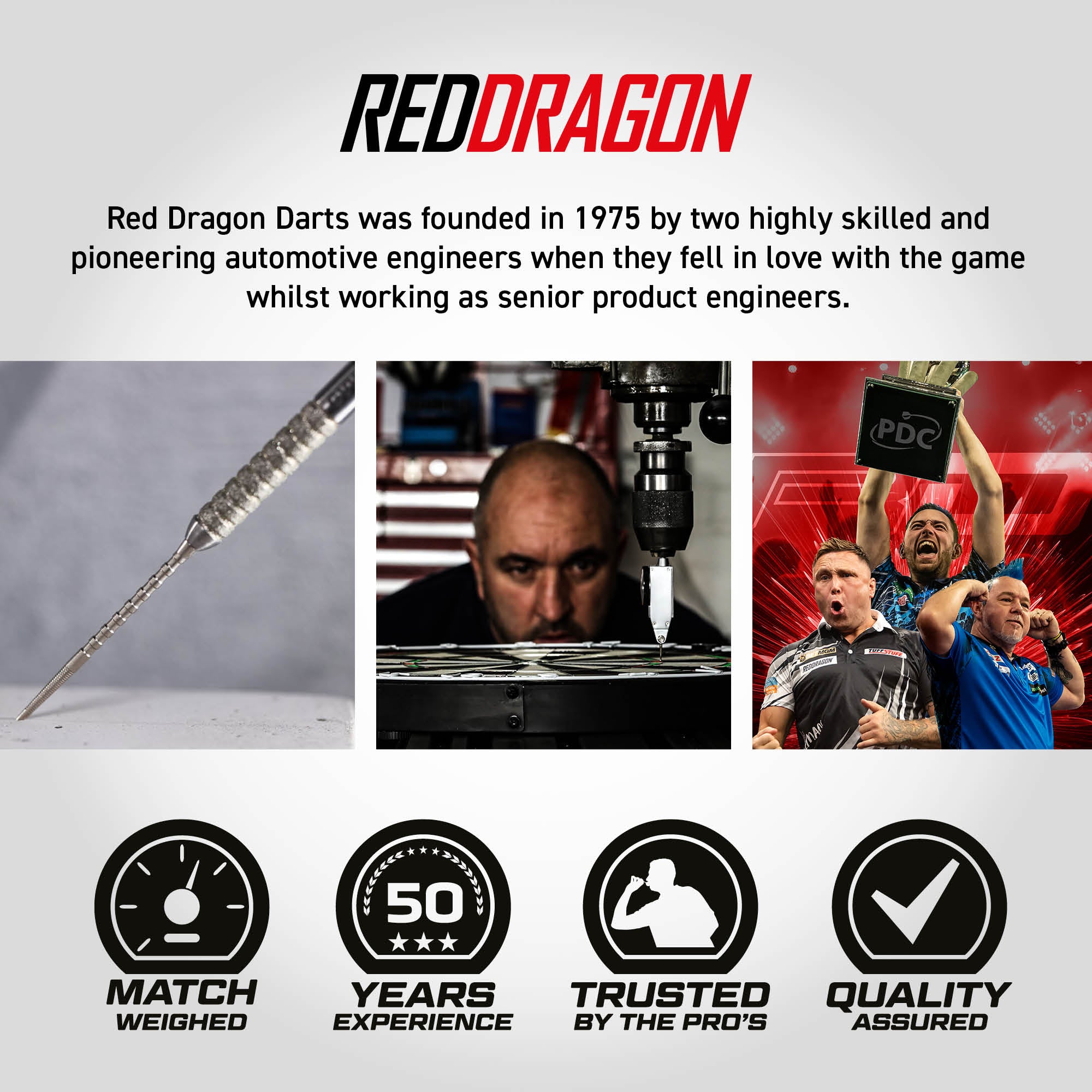 Red Dragon Gian Van Even - Tour Edition - Switch Points Darts - 90% Tungsten - 21g