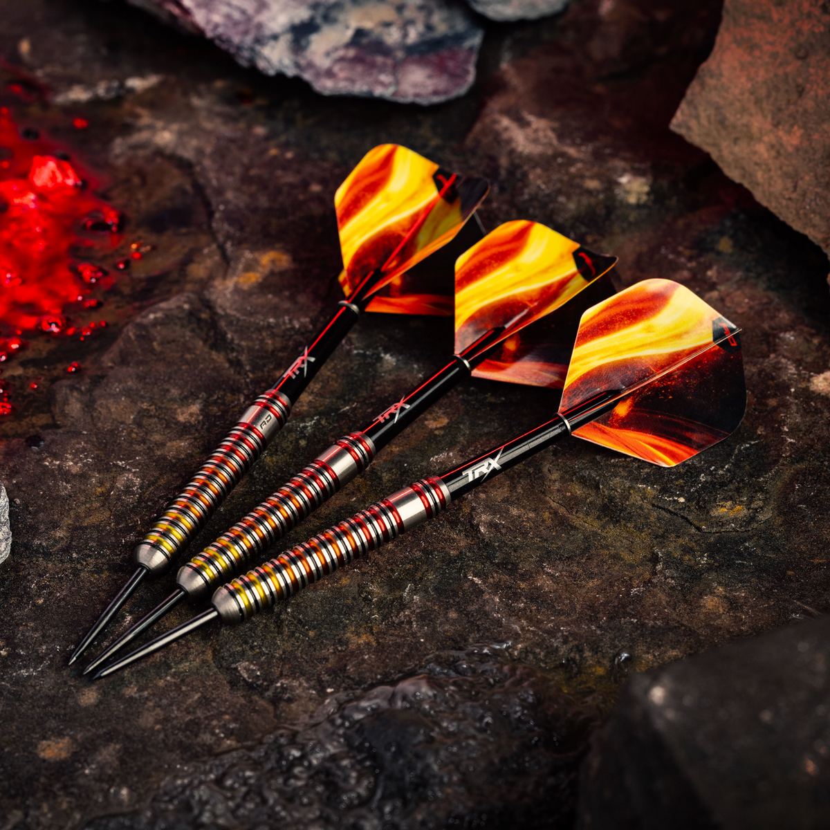 Red Dragon Furnace - 90% Tungsten Core Steel Tip Darts - 22g 24g