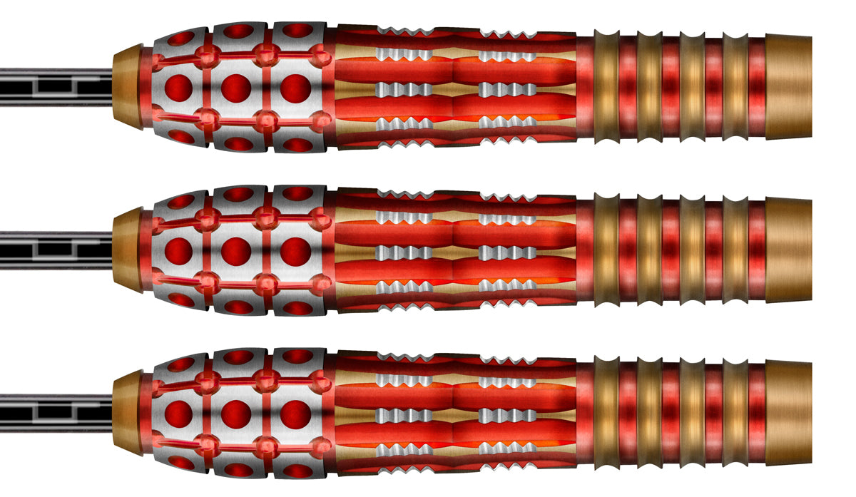 Shot Roman Empire Centurion - Steel Tip Darts - 90% Tungsten - 22g - 25g