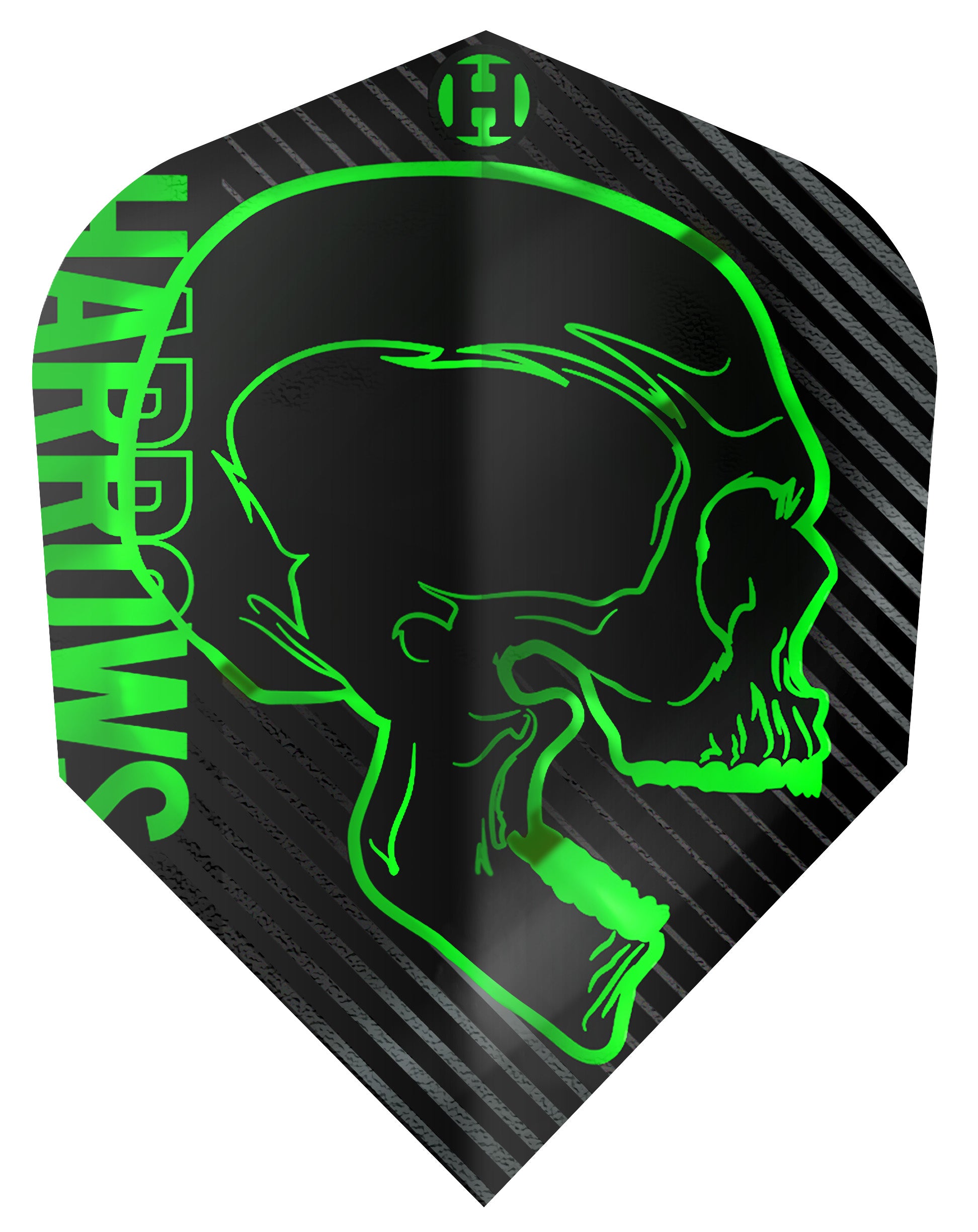 Harrows Rage - No6 - Dart Flights - Green