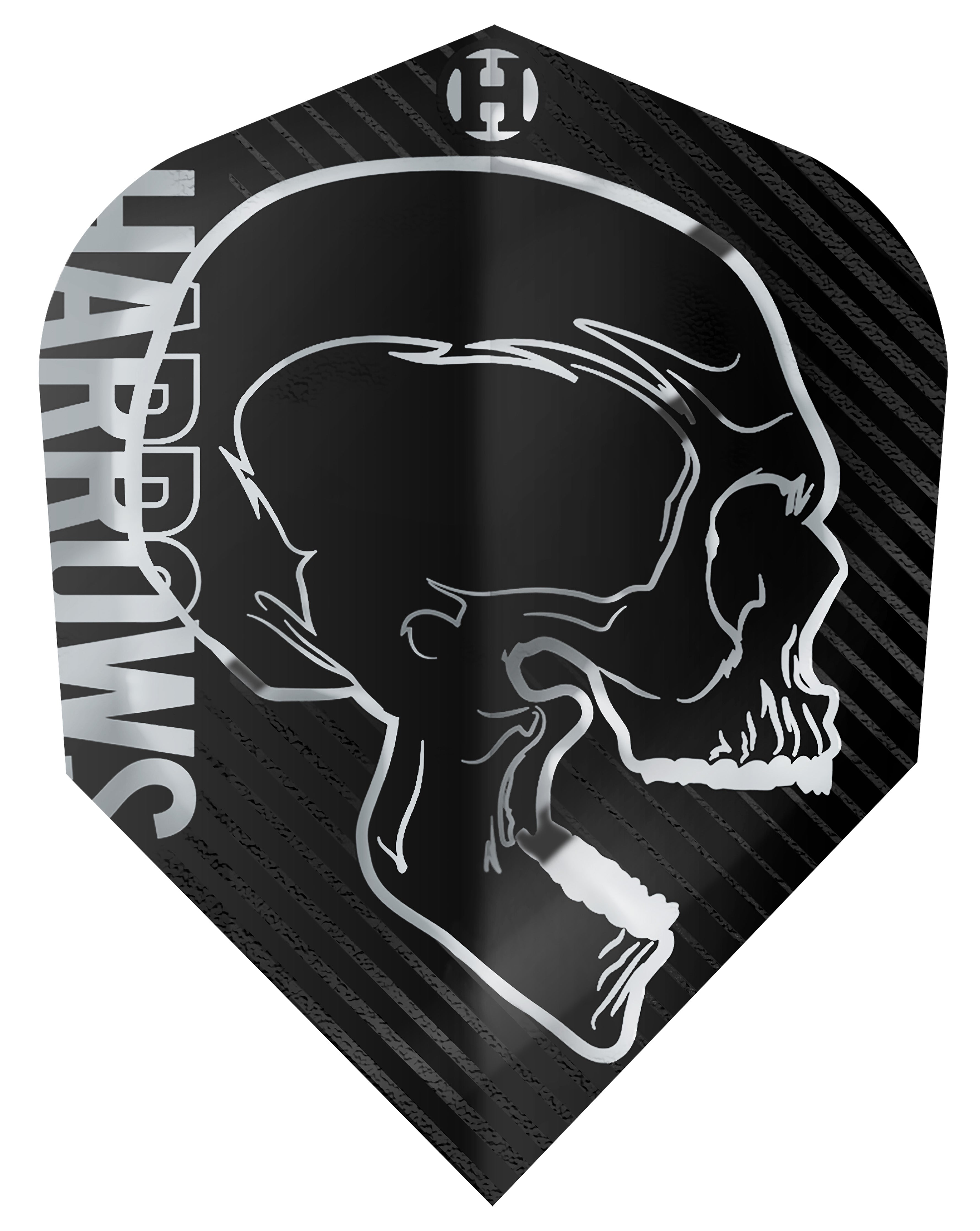 Harrows Rage - No6 - Dart Flights - Silver