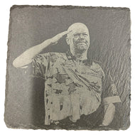 Slate Coaster - Raymond 'Barney' Van Barneveld