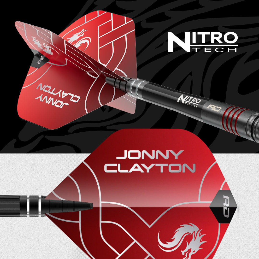Red Dragon Jonny Clayton RD-ADV 90% Tungsten Switch Point Darts - 21g 22g 23g