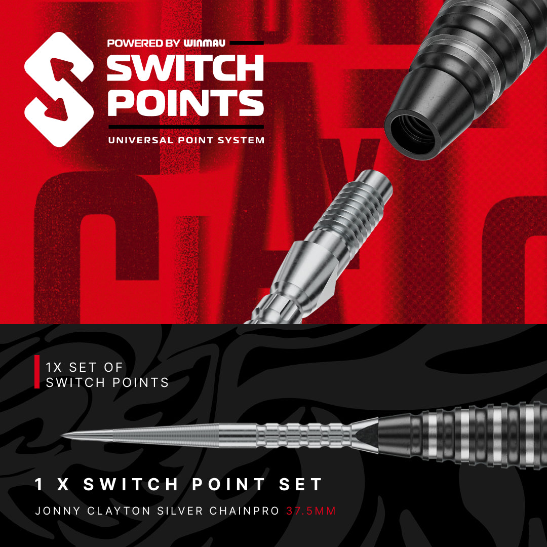 Red Dragon Jonny Clayton RD-PRO 90% Tungsten Switch Point Darts - 22g 23g 24g