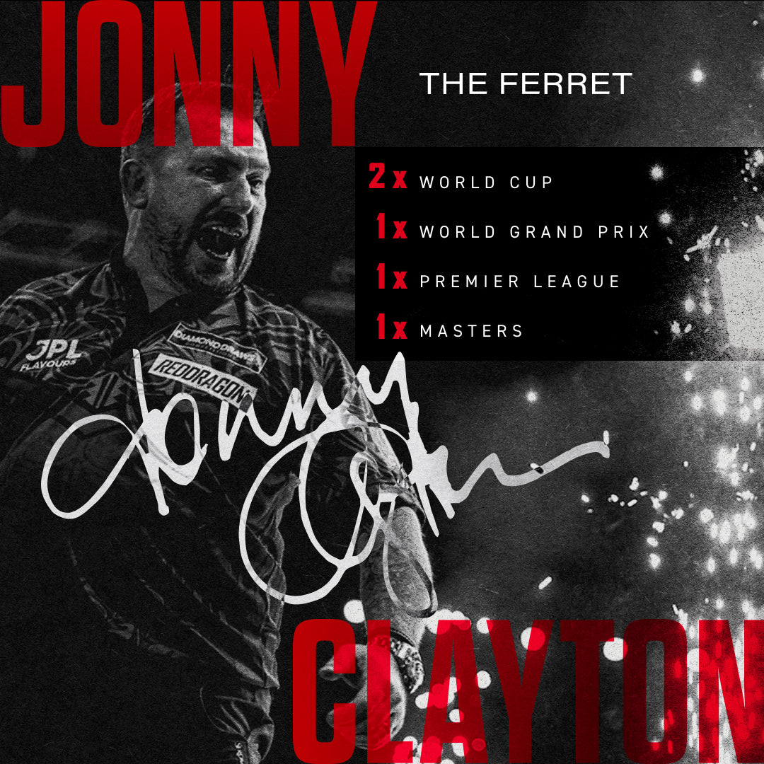 Red Dragon Jonny Clayton RD-PRO 90% Tungsten Switch Point Darts - 22g 23g 24g