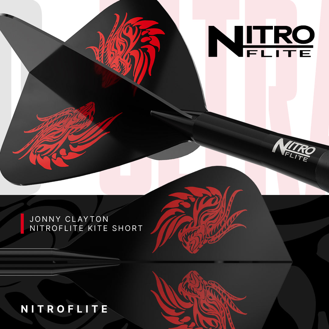 Red Dragon Jonny Clayton RD-ULTRA 90% Tungsten Switch Point Darts - 22g