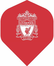 LIVERPOOL FC DART FLIGHTS - OFFICIAL LICENSED - NO2 - STANDARD SHAPE - LFC - F3 - RED - MAIN CREST