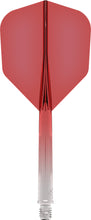 Mission Force 90 - New Moulded Flight & Shaft System - Standard No6 - Gradient - Transparent Red.