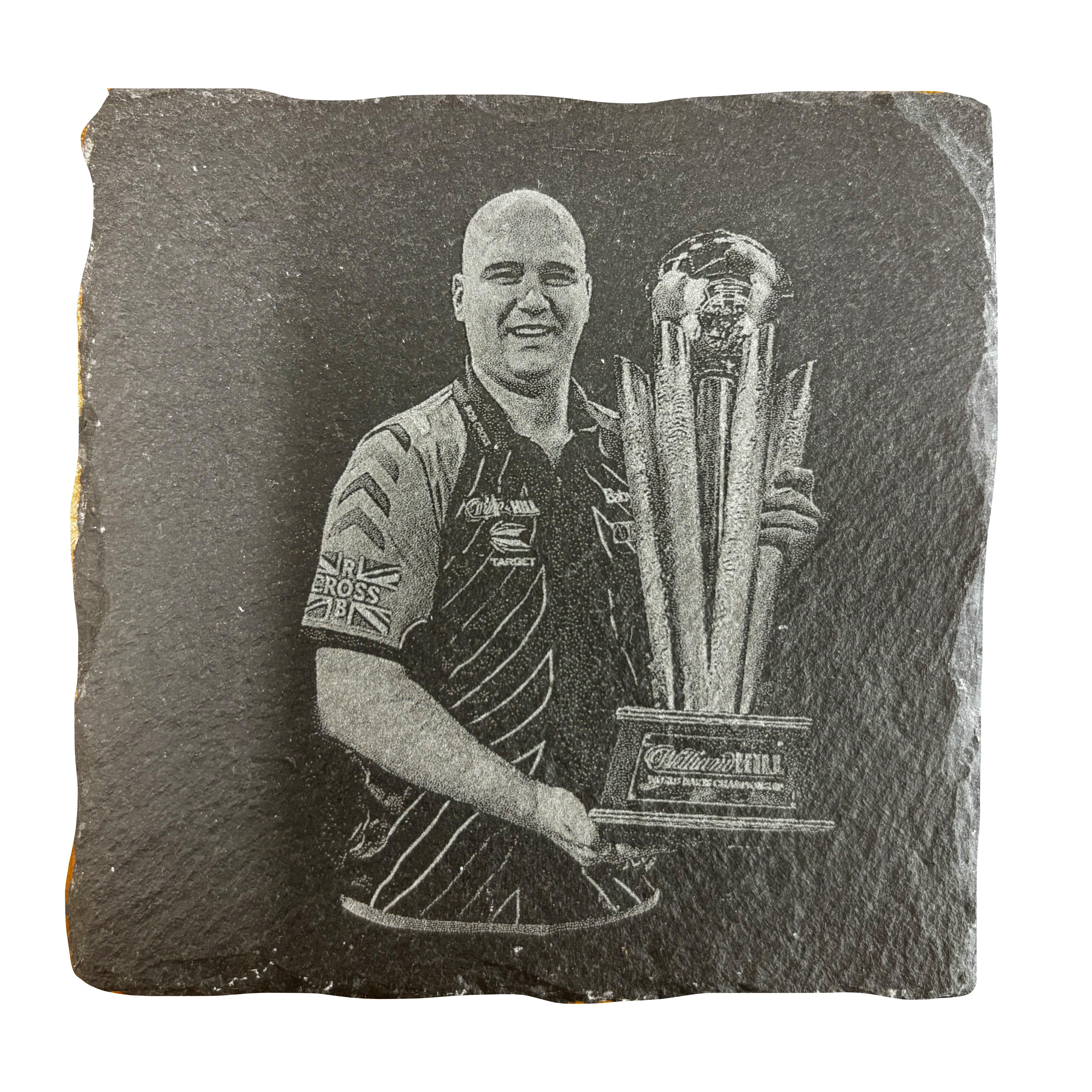 Slate Coaster - Rob 'Voltage' Cross