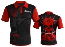 Harrows Ryan 'Heavy Metal" Searle Official Dart Shirt - Red & Black - Small to 5XL