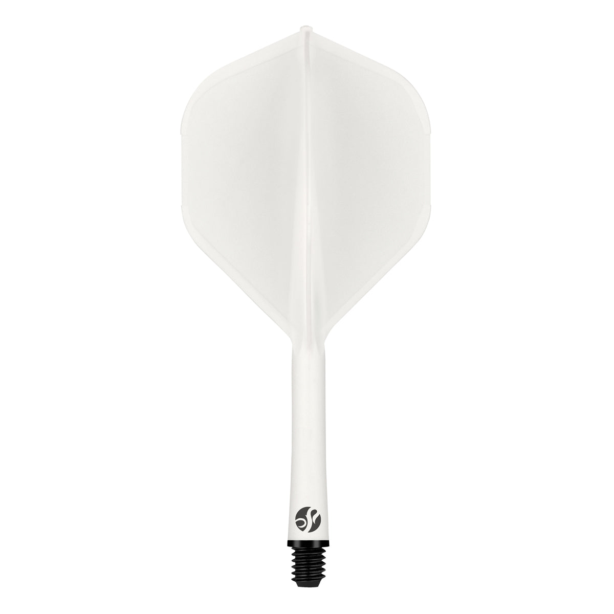 SHOT DARTS - FLIGHT DECK - ONE PIECE DART FLIGHT AND SHAFT SYSTEM - WHITE