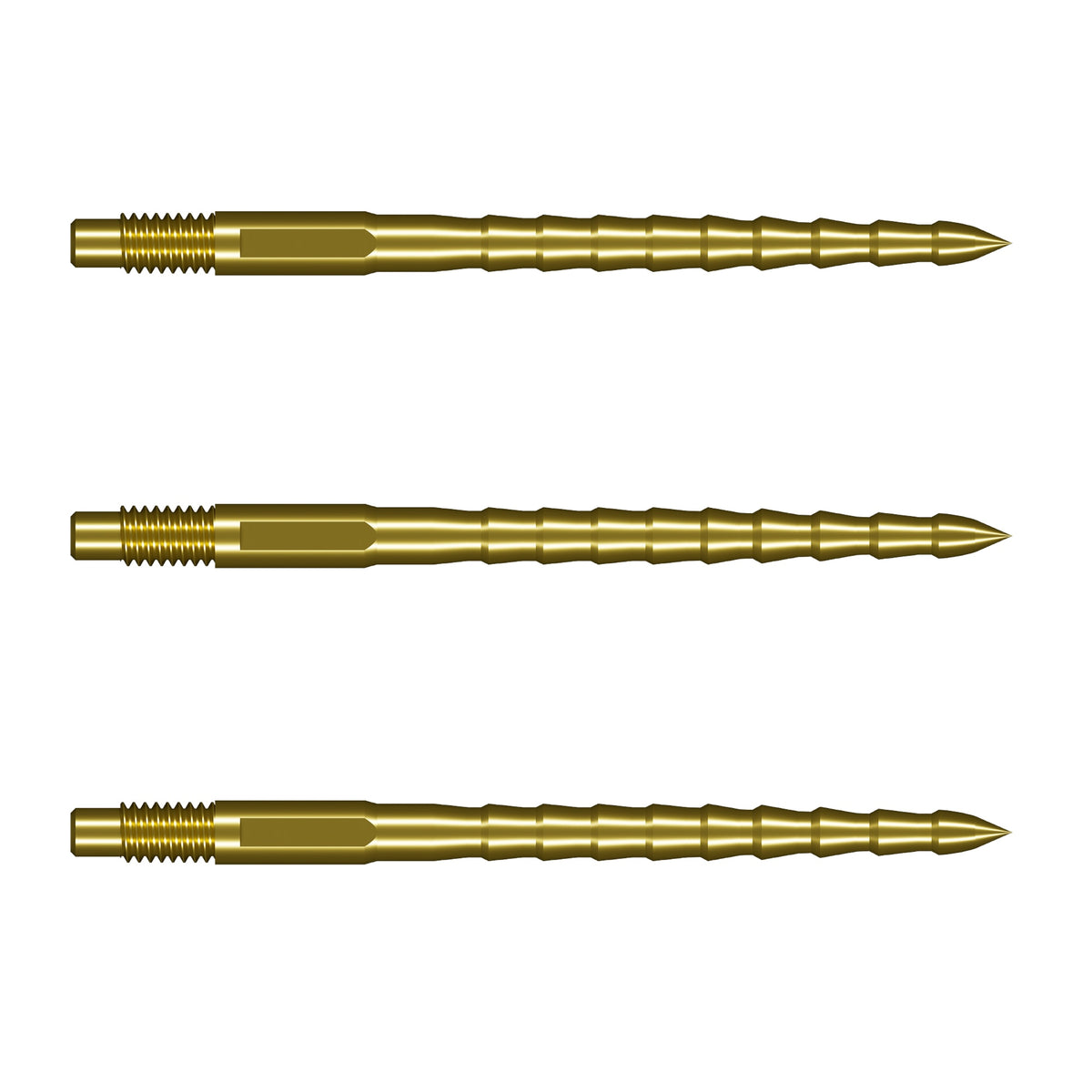 Shot Turbo RS Steel Tip Turbo Points Gold - 30mm 40mm