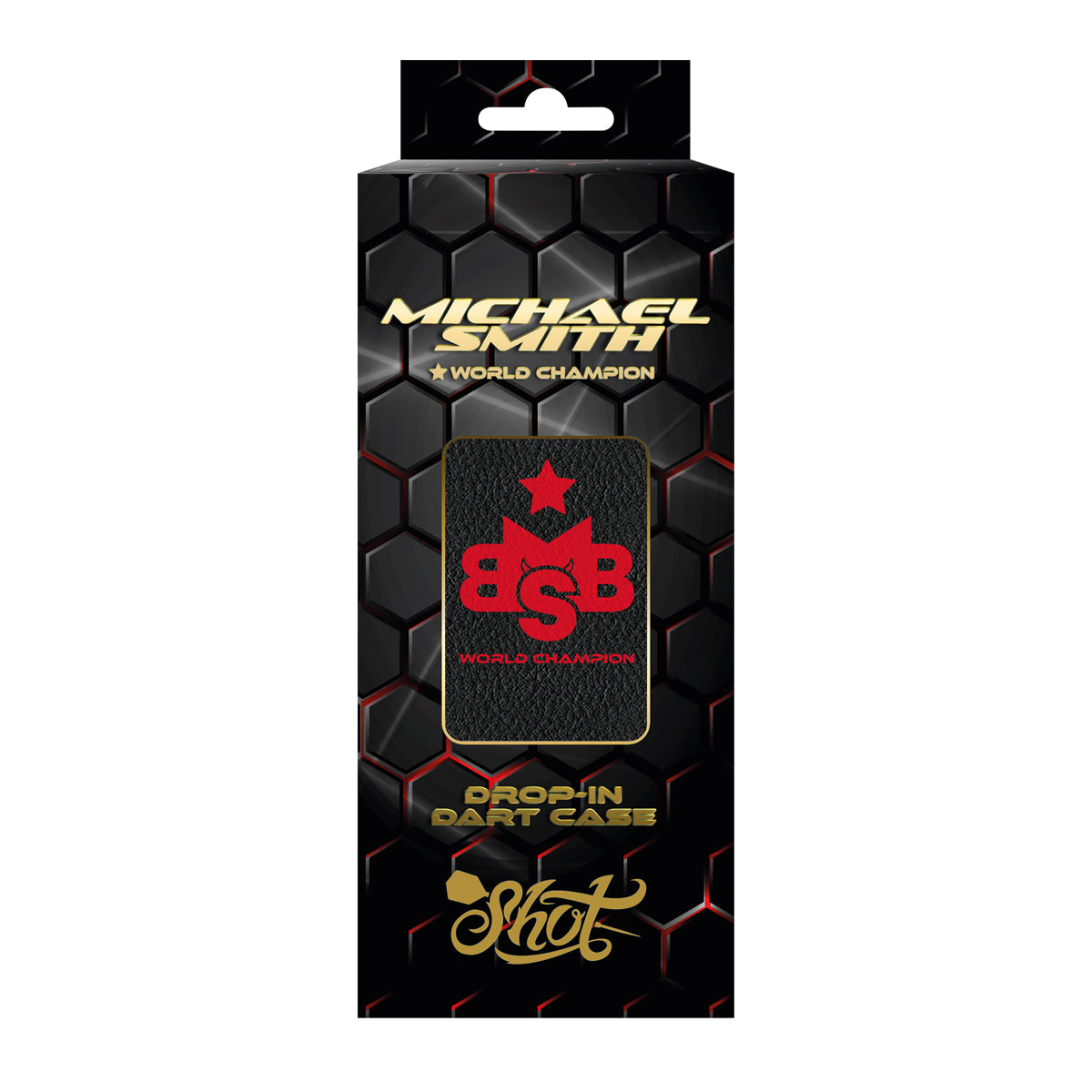 Shot - Michael Smith - Bully Boy - World Champion - Drop In Darts Case - Black