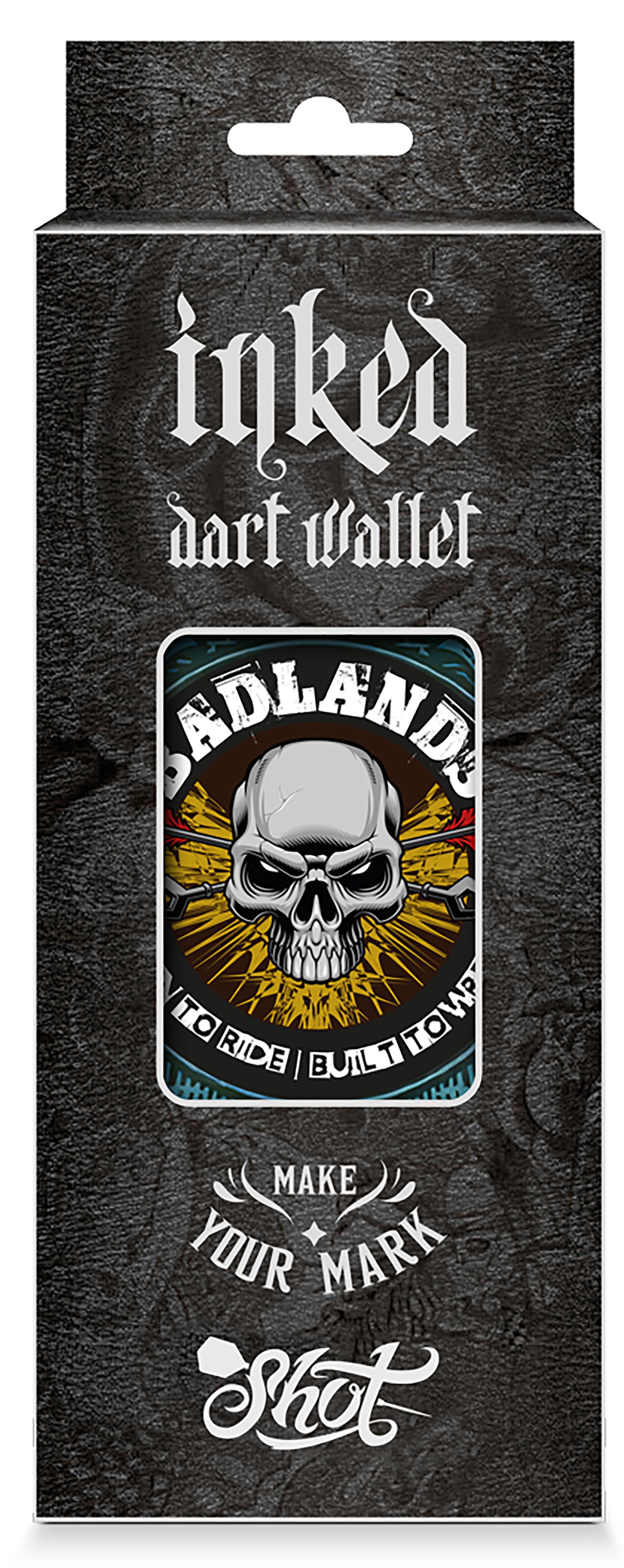 Shot Badlands Inked Dart Wallet - Blue