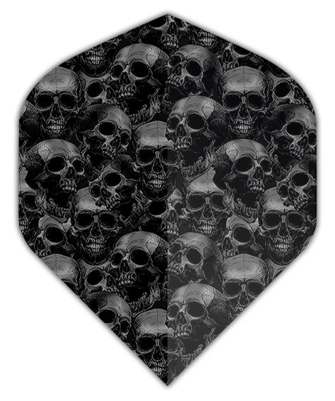 Multiple Skulls 100 Micron Standard No2 Shape Dart Flights