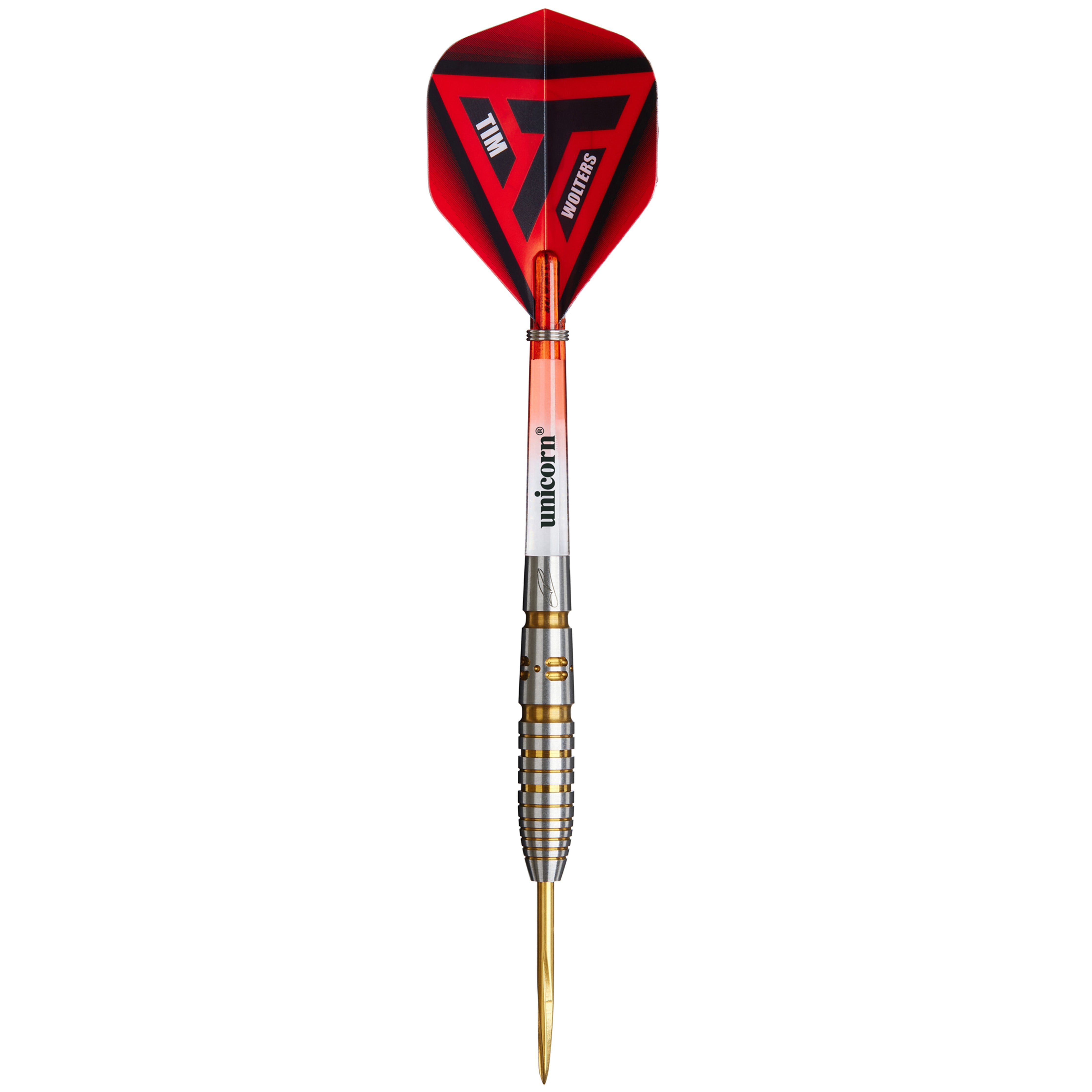 Unicorn Tim Wolters Steel Tip Darts - 90% Tungsten - 24g