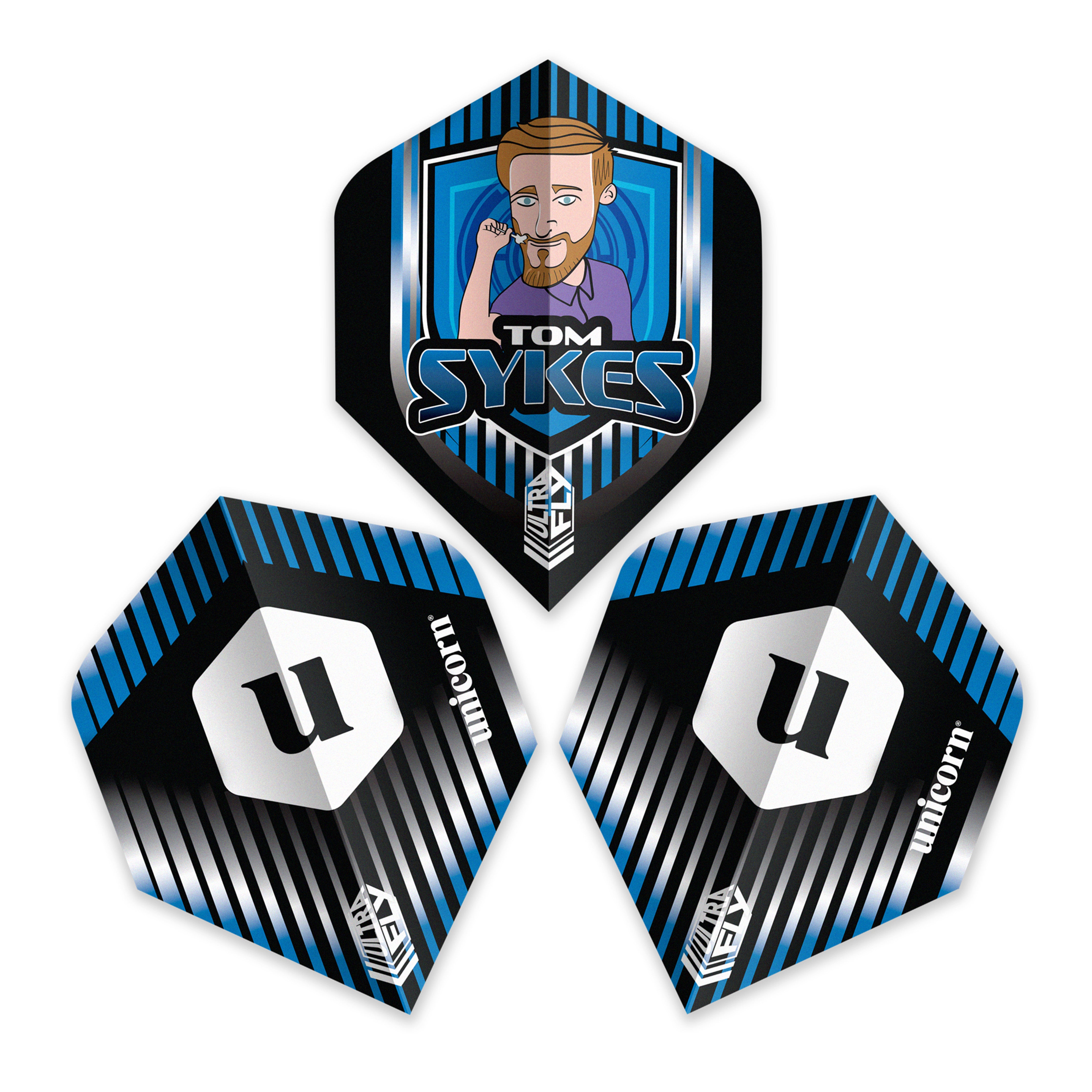 Unicorn Ultrafly. 100 Plus Shape - Tom Sykes - Dart Flights