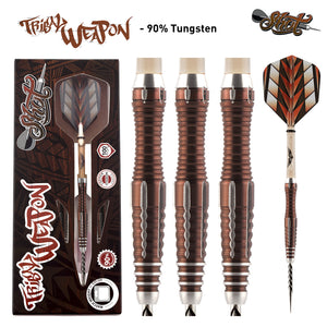 Shot Tribal Weapon 1 Series - Steel Tip Darts - 90% Tungsten - 23g 25g