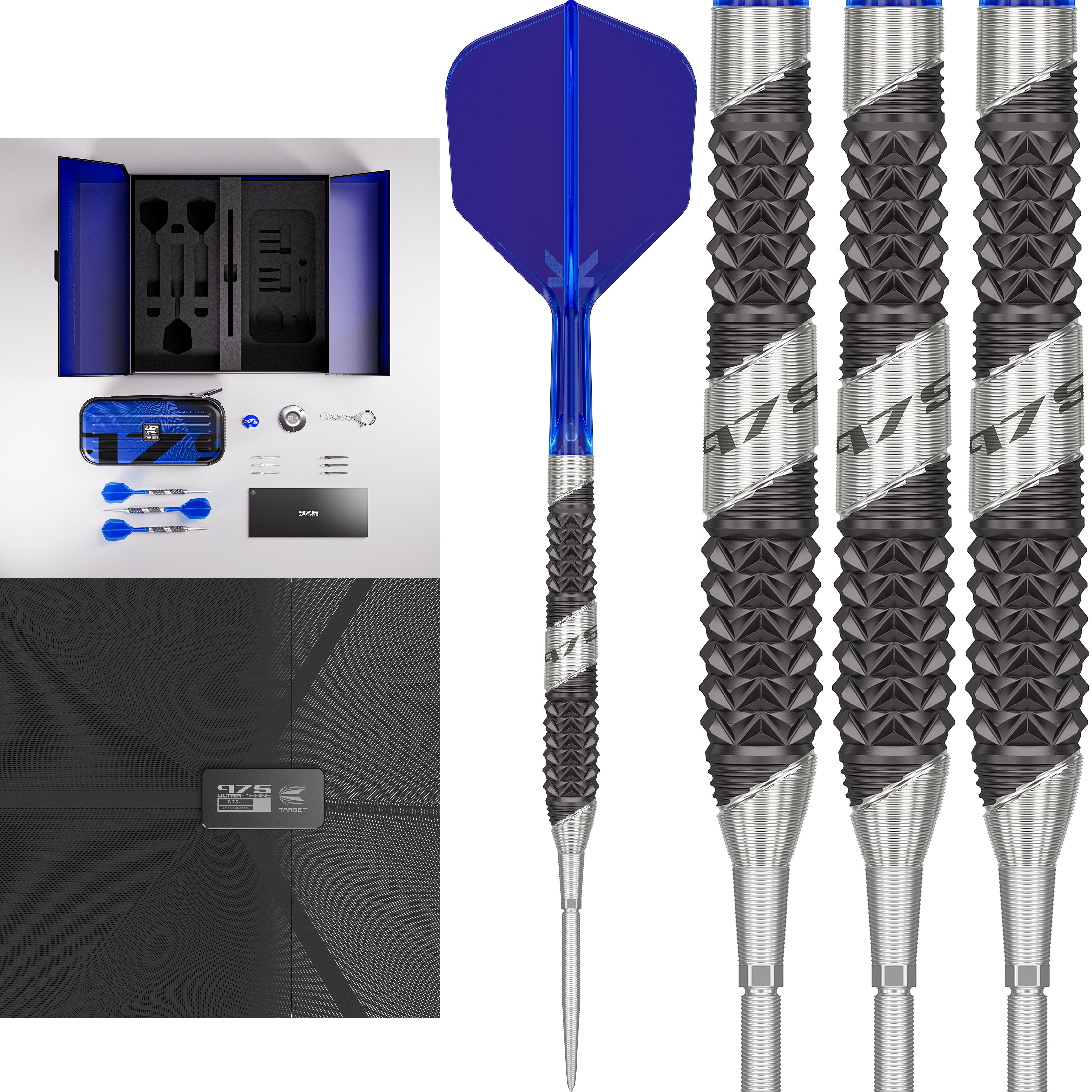 Target 975 Ultra Marine 02 - 97.5% Tungsten Darts - Swiss Point - 21g 23g 25g