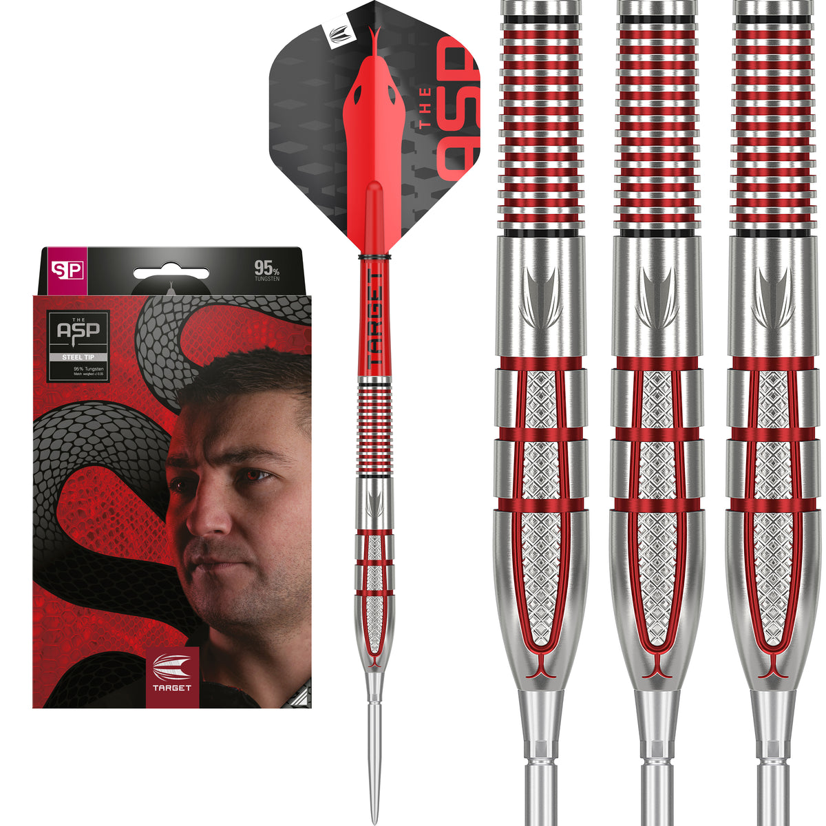 Nathan Aspinall G2 95% Tungsten Steel-Tip Darts