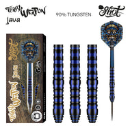 Shot Tribal Weapon Java Steel Tip Darts Set - 90% Tungsten - 23g 24g 25g 26g