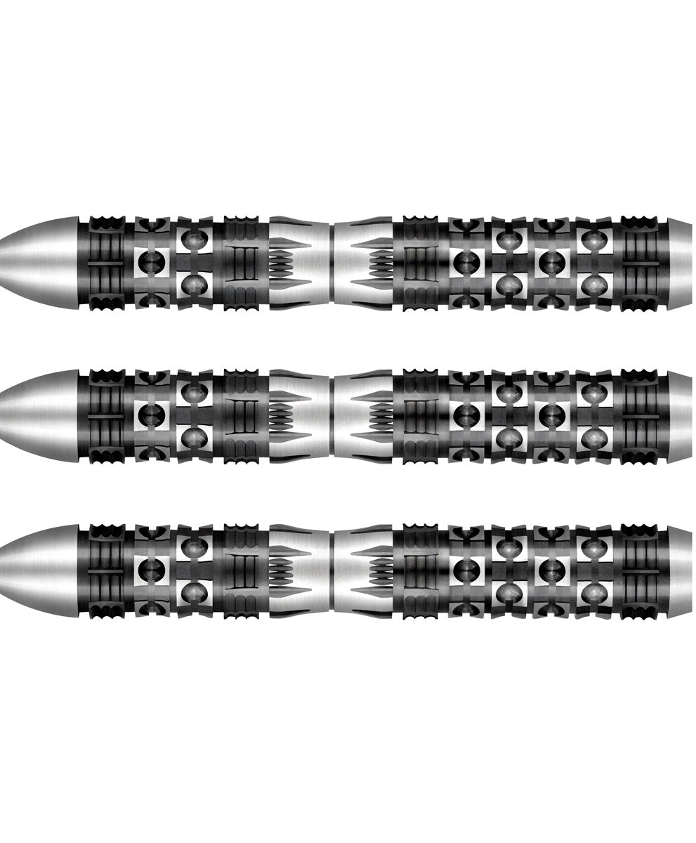 Shot Viking Wolf Steel Tip Darts Set - 90% Tungsten - 23g 24g 25g