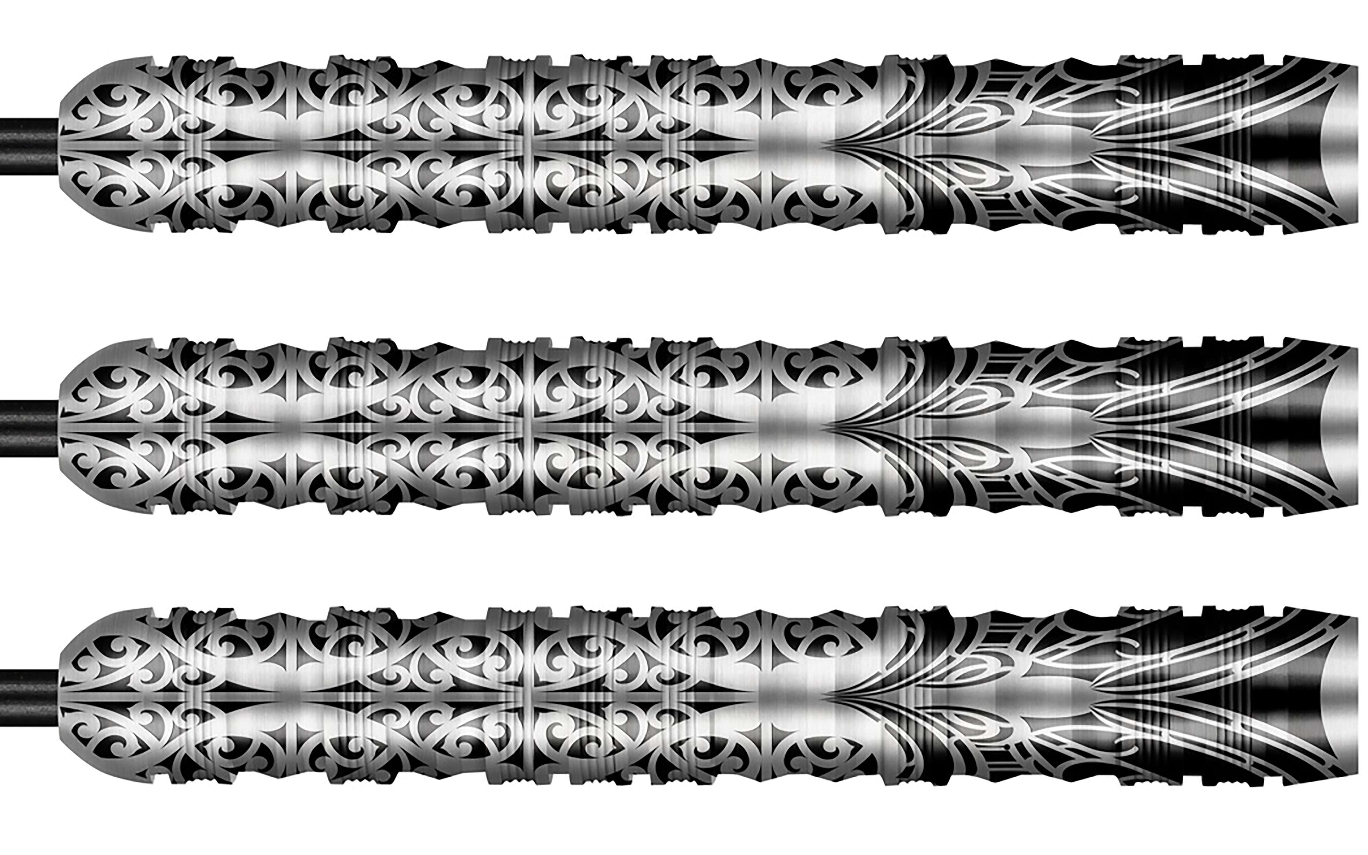 Shot Warrior Taiaha Steel Tip Dart Set - 90% Tungsten Darts - 21g - 30g