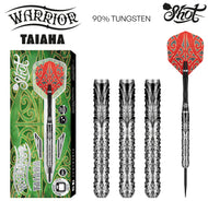 Shot Warrior Taiaha Steel Tip Dart Set - 90% Tungsten Darts - 21g - 30g