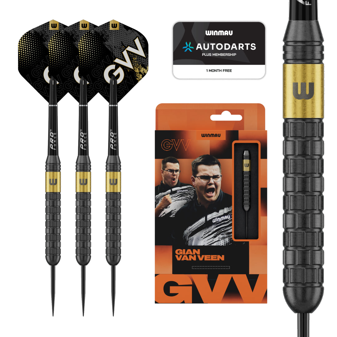 Winmau Gian Van Veen Core Brass Darts - 21g