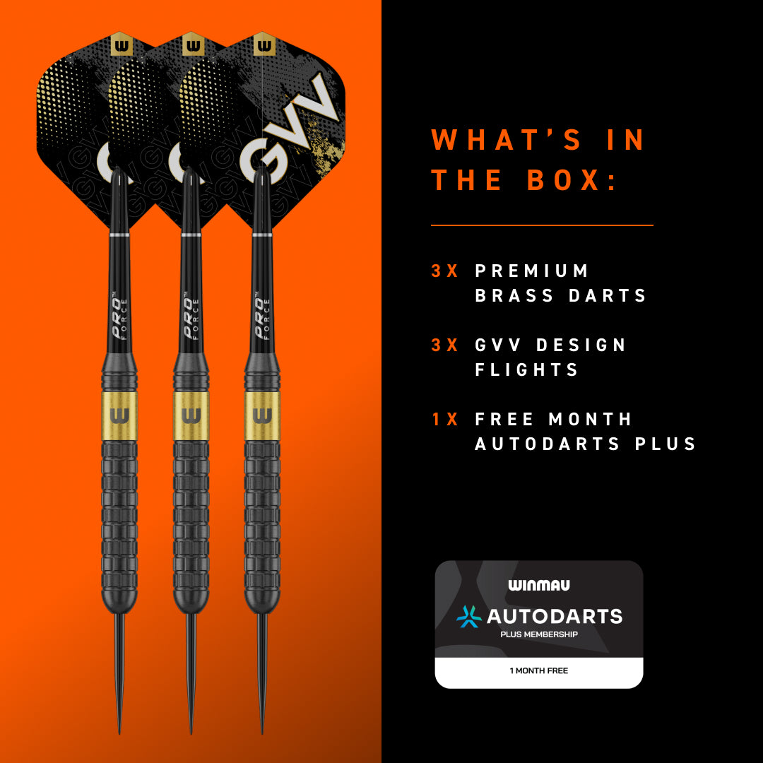 Winmau Gian Van Veen Core Brass Darts - 21g