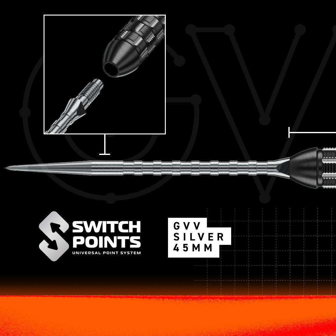 Winmau Gian van Veen - TS-PRO 90% Tungsten - Switch Point Darts - 21g 22g 23g
