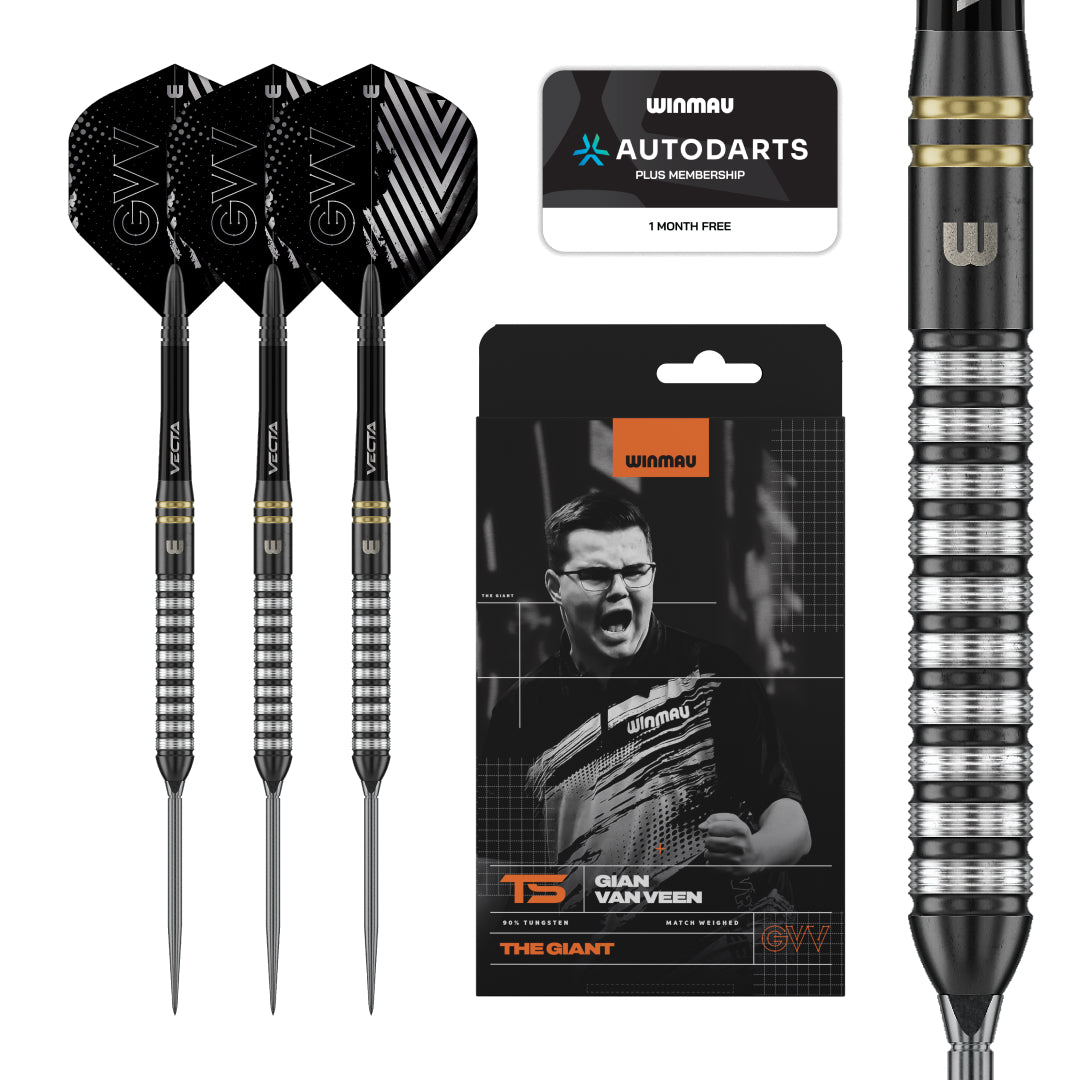 Winmau Gian van Veen - TS 90% Tungsten - Switch Point Darts - 23g 24g 25g