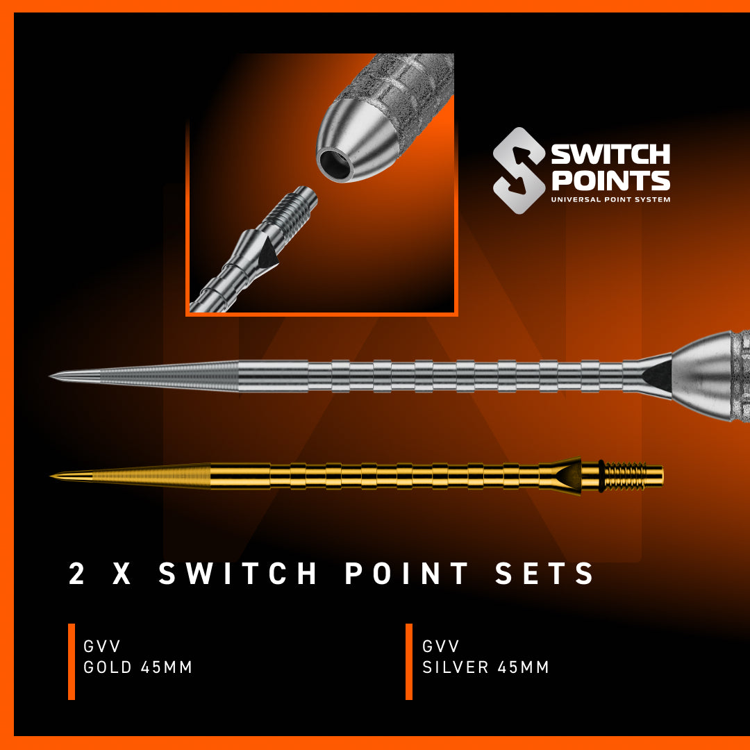 Winmau Gian van Veen - W-Max 90% Tungsten - Switch Point Darts - 22g 23g 24g