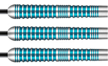 Shot Zen Jutsu 2.0 - Steel Tip Dart Set - 80% Tungsten - 23g 24g 25g - Aqua Blue